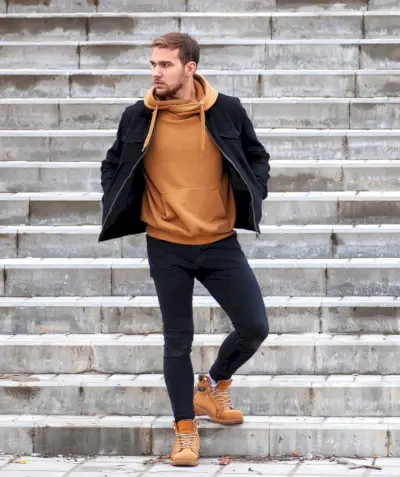 Tenue à capuche Mode d'automne pour hommes