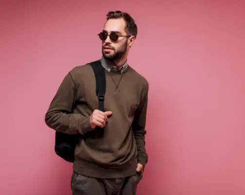 Minimalistische garderobe Heren Principes Sweatshirt