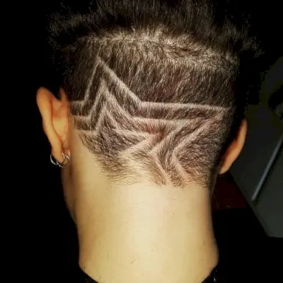 Shaved Star on Men