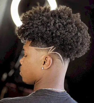 Sharp Designs for Natural Curls for Men