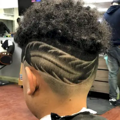 The Feather Haircut Design for Guys