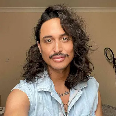 Wavy Hairstyle on Men with Long Hair