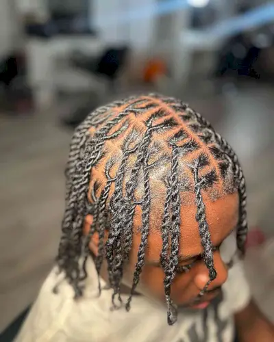 Long Individual Rope Twists