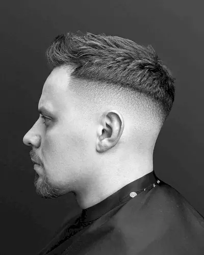 Precision Cut Bald Fade for Guys with thicker hair