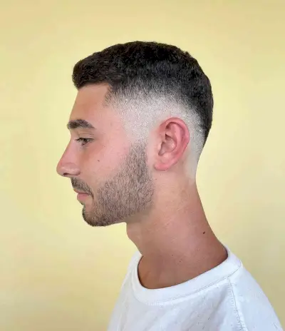 Handsome Short Cropped High Fade