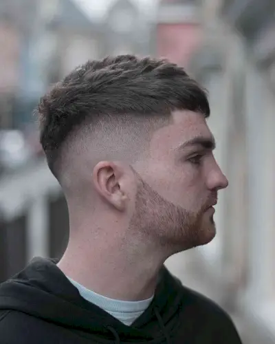 High Fade + Beard Fade + Natural Texture