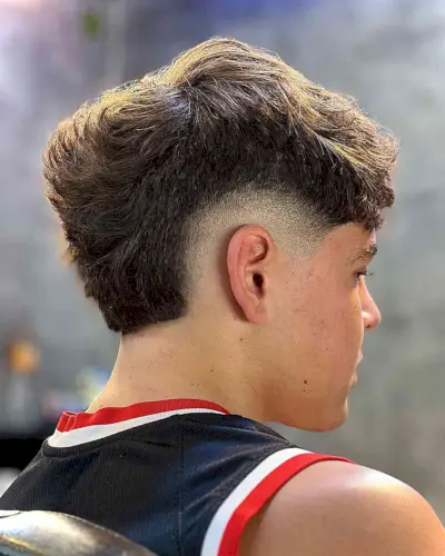 Low Skin Burst Fade for Men