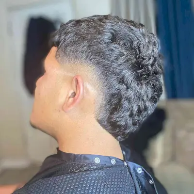 Short Waves with Mid Burst Taper Fade on Guys