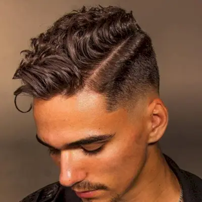 Taper haircut with Waves