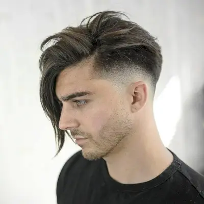 Undercut with Long Side Fringe