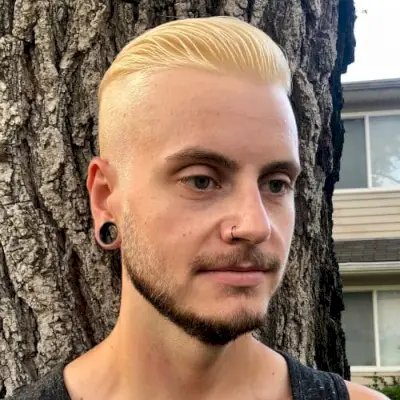 Edgy High Skin Fade Undercut