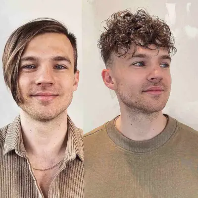 Short Textured Curls for Fine Hair