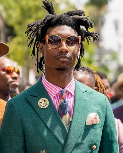 Congo Freeform Dreads for Gentlemen