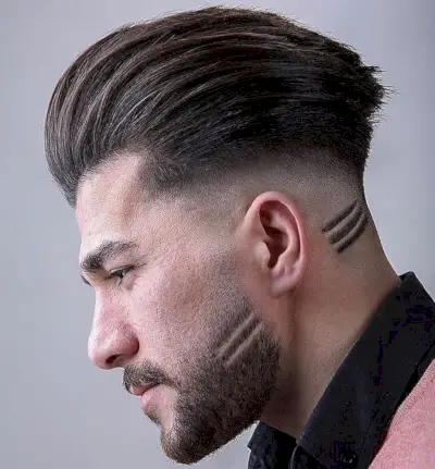 Undercut taper fade