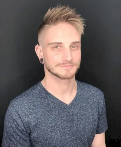 Spiky Clean Skin Taper Fade