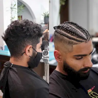 Braided Faux Hawk for Men
