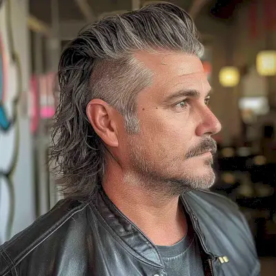 Faux Hawk Mullet