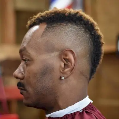 Faux Hawk Fro for Black Men