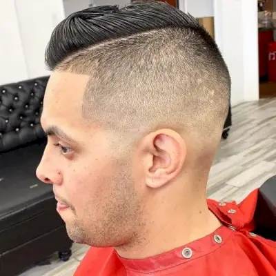 High Fade Comb Over