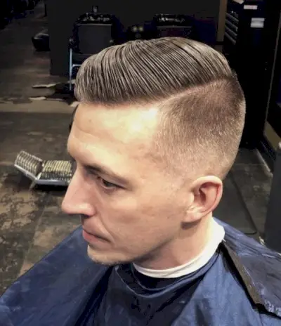 medium Side Part Comb Over