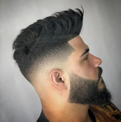 Beard with Mid Fade