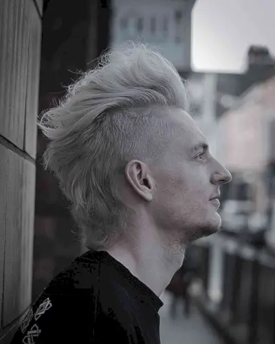 Disconnected Mullet Cut for Men