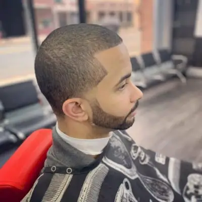 Buzz Cut with a Beard for Men