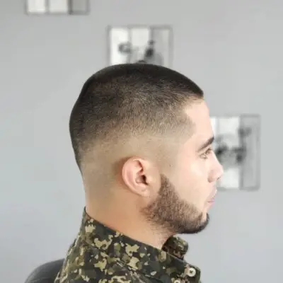 Buzz Cut with Skin Fade Style for Guys