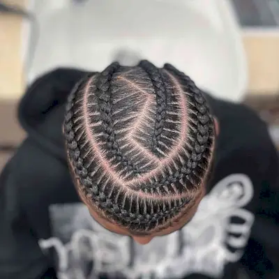 Perfectly Braided Hair for Men