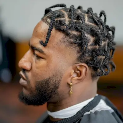 Small box braids for men