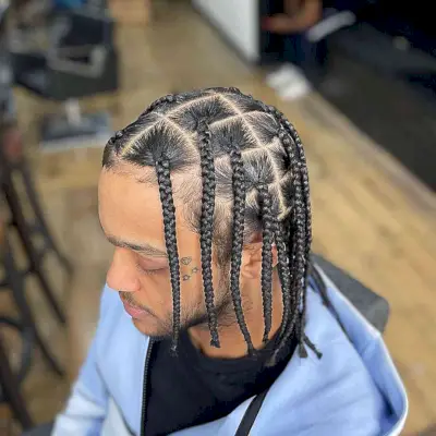 Box braids for men
