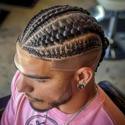 Cornrows with an Undercut