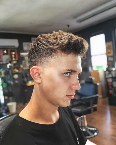 mid temp fade haircut