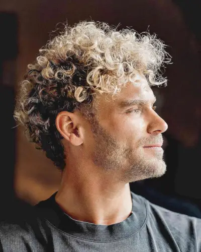 Handsome Blonde Curls for Men