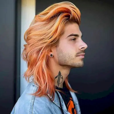 Orange and Peach Color Melt
