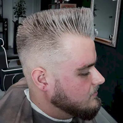 High Top Fade for a White Guy