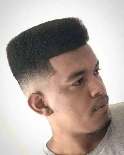 High Flat Top with Drop Fade
