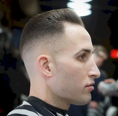 High Fade Slick Back Style for Thin Hair with Receding Hairline