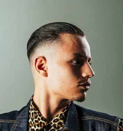 Straight Short Slicked Back Hair