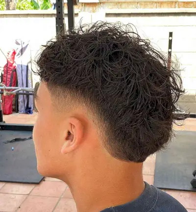 Burst Fade for Thick-Haired Men