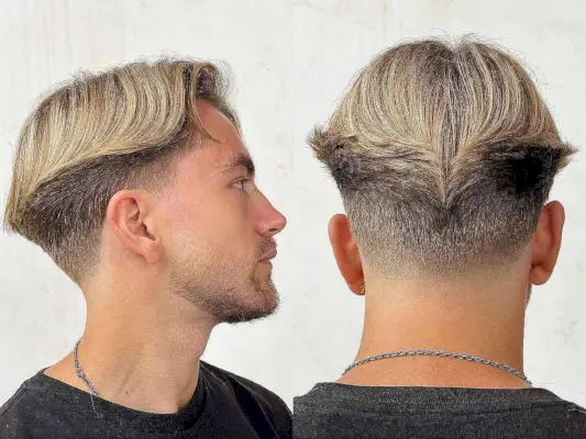 Unique V-Cut Style for Men with Thick Hair