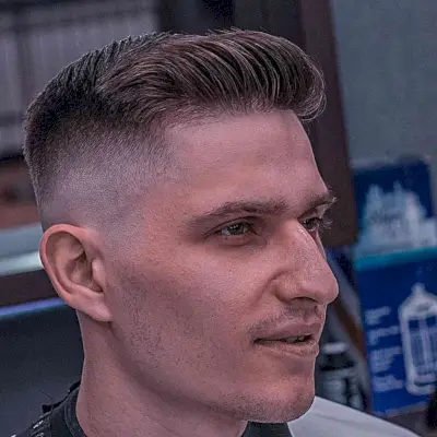 Cool Combover Short Haircut for Thick Hair