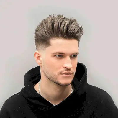 Pompadour Prep Hairstyle for Men with Thick Hair