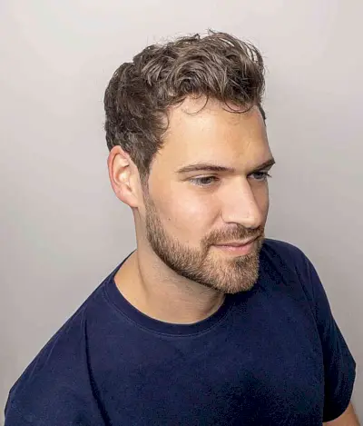 Business-Friendly Haircut for Thick Wavy Hair