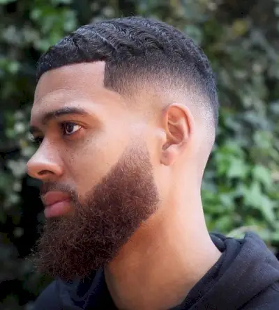 The clean black Gentleman Haircut