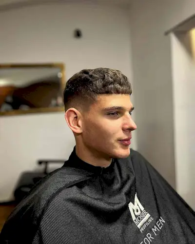 Modern Edgar Cut for Guys with Wavy Hair