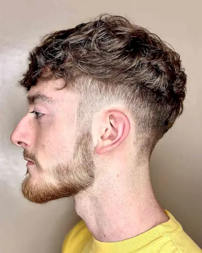 Soft Curly French Crop on Gentlemen