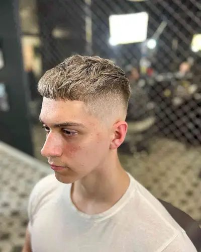 Messy High and Tight French Crop