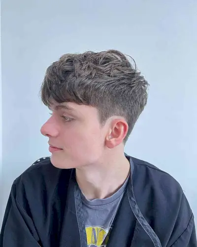 Textured French Crop with Full Fringe for young Boys