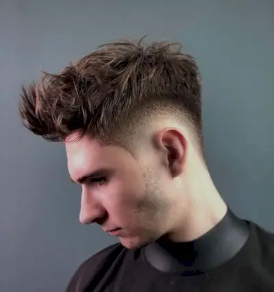 Spiky line up cut for men